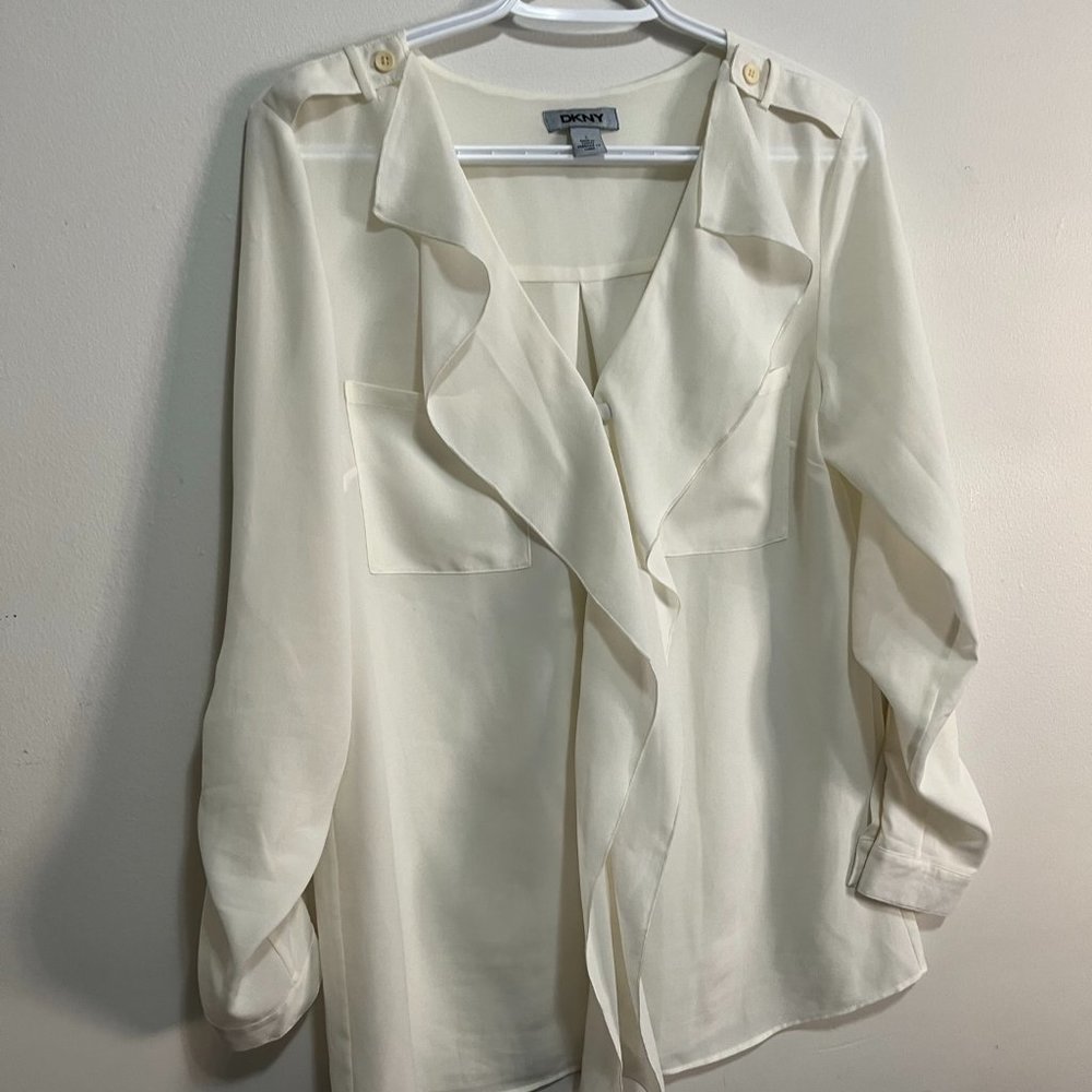 DKNY Women's  Button Down Top Size S